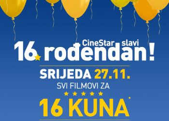CineStar slavi 16. rođendan!