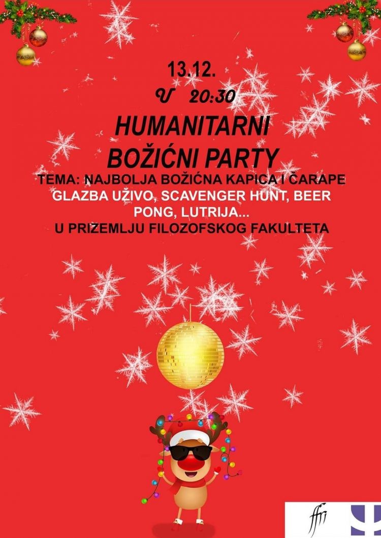 Humanitarna božićna zabava na FFRI