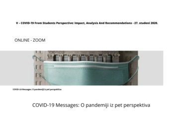 Završila je serija znanstvenih skupova “Covid 19 messages”