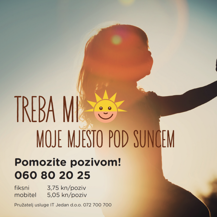 Nastavlja se donatorska kampanja „Moje mjesto pod suncem”