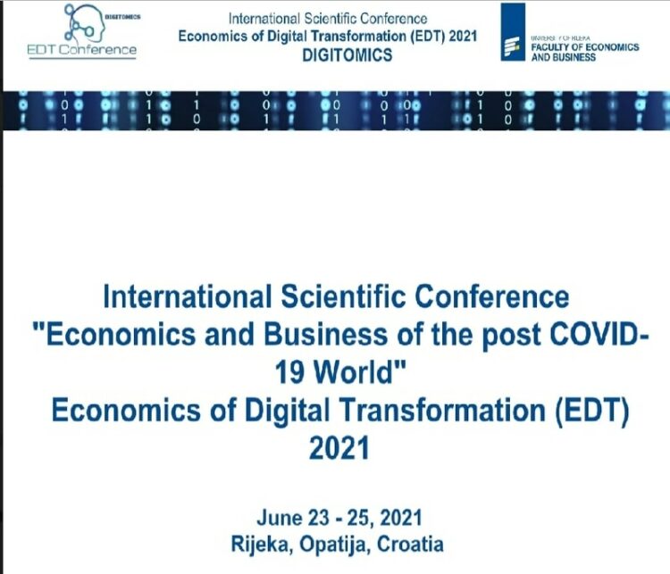 Međunarodna znanstvena konferencija Economics of digital Transformation (EDT)