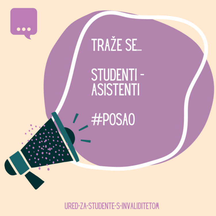 STUDENTSKI POSAO – Postani student-asistent