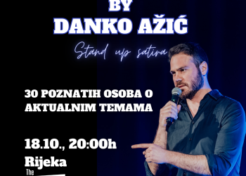 Danko Ažić nastupa u Rijeci