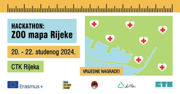 Prijavi se na Hackathon: ZOO mapa Rijeke