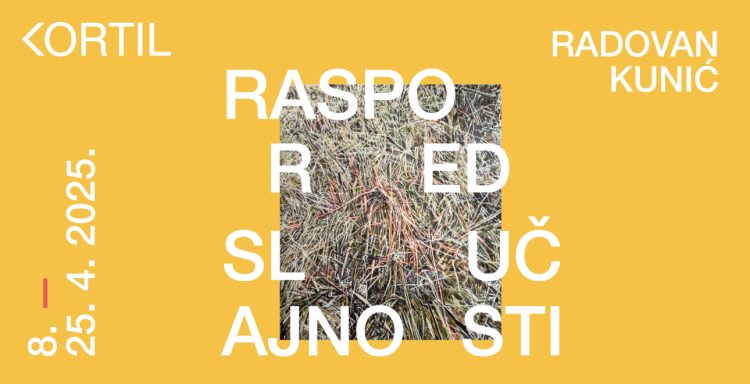 “Raspored slučajnosti” Radovana Kunića u Kortilu ovog svibnja!